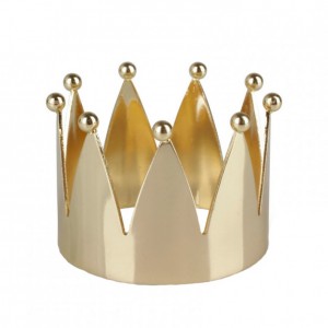 PORTATOV. CORONA MET. 3,4cm 10pz-gold