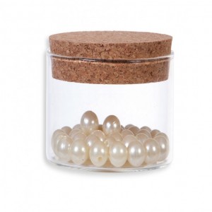 BARATTOLO VETRO D4,5 H5 cm c/coperchio