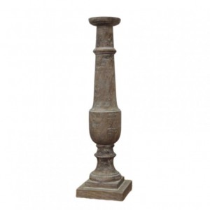 CANDELABRO LEGNO D16,5 H61 cm - sbiancat