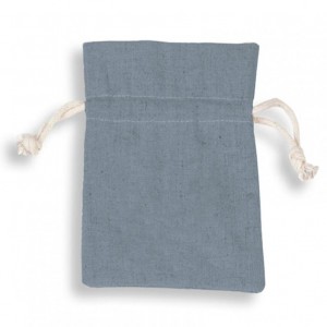 SACCHETTO COTONE 9X12 cm pz10 - sly blue