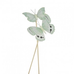 PICK FARFALLA H30,8cm 12pz - grun