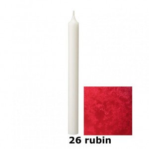 Candele RUSTICmm250x22pz12(250/22)-rubin