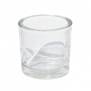 GLASS FOR TEALIGHT H 8 CM