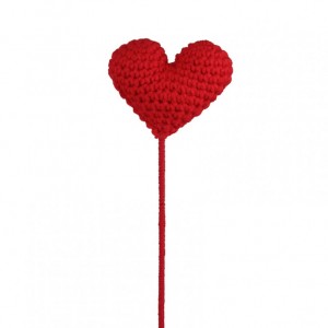 PICK CUORE UNCINETTO 33,5cm 3pz-rosso
