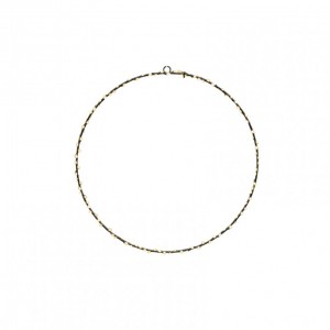 CERCHIO LUCI METALLO batt. 120LED D35-ne