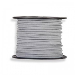 N/LEATHER CORD 3MM 45MT - grey