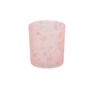 CANDLE HOLDER DIAM. 7.3 H 8 CM-pink