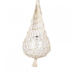 FUNE MACRAME PORTAOGGETTI CM 130-bianca