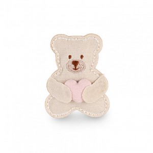 ORSO C/ADESIVO 5,5cm 12pz-rosa NETTO/out