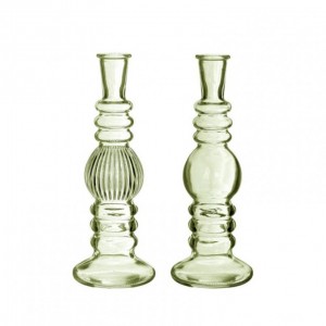 VASO VETRO FLORENCE D8,5 H23cm - green