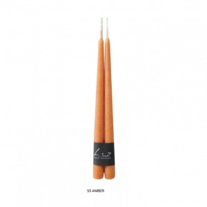 S / 2 CANDLES cm30x2.4 -amber