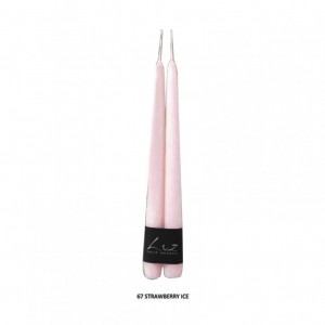S / 2 CANDLES cm 30x2.4 - strawberry ice