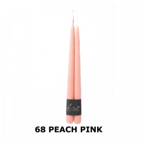 S / 2 CANDLES cm30x2,2 - peach pink