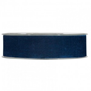 N/DOUBLE VELVET 25MM 7MT - blue