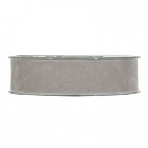 N/DOUBLE VELVET 25MM 7MT -dark grey