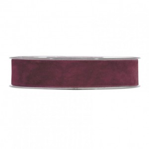 N/DOUBLE VELVET 15MM 7MT -bordeaux