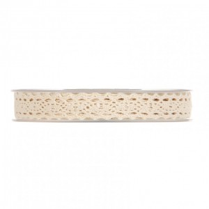 N/SMALL LACE 15MM 10MT -natural