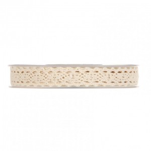 N/SMALL LACE 15MM 10MT -natural