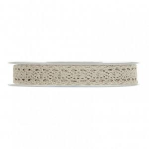 N/SMALL LACE 15MM 10MT -grey