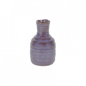 BOTTIGLIA CERAMICA D8,5H15cm- violet