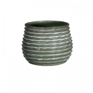 VASO RISE D15,5 H13 - verde scuro