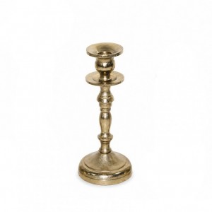 CANDELABRO ALLUMINIO H23 - raw gold