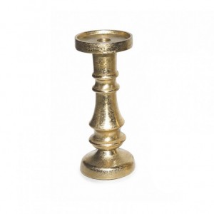 CANDELABRO ALLUMINIO H23 - raw gold