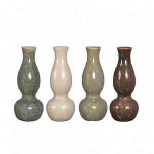 VASO CERAMICA IVY D6 H15 cm 4ass. -verde