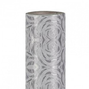 ROTOLO WOVEN ROSES CM100X9MT-grigio ch.