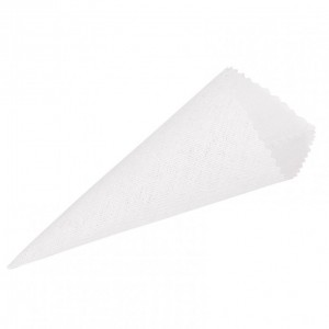 COTTON CONE 7.5X24 CM PCS 10-white