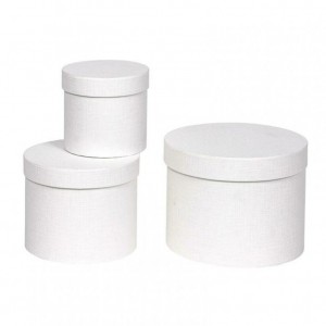 SCATOLA s/3 d23h17/d19h15/d15xh13 bianco