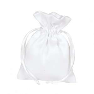 BAG SATIN 12X17 cm PZ10-white