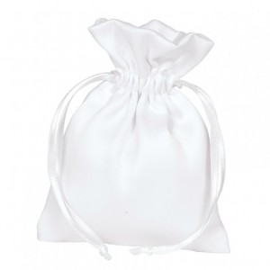 BAG SATIN 9X12 cm PZ10-white