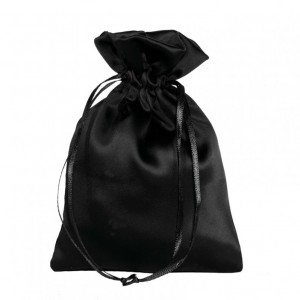 BAG SATIN 9X12 cm PZ10-black