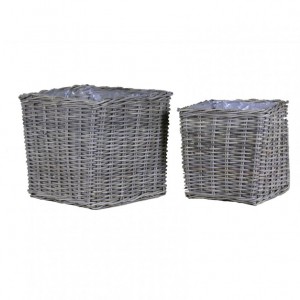 CESTO RATTAN QUAD. GRANDE