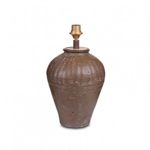 BASE LAMPADA Ricepot CERAM.25XH32-brown