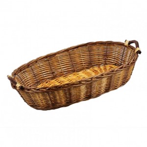 WICKER BASKET 79X48 H16 / 20 - brown