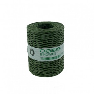COVERED WIRE 4mm 205mt - green