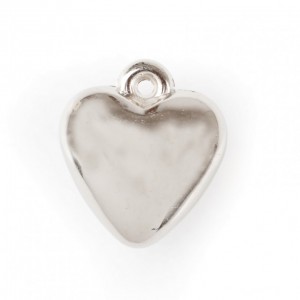 CUORE 2X2cm 115pz - silver