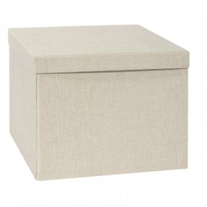 SCATOLA PIEGHEVOLE 25X25XH20 cm - beige