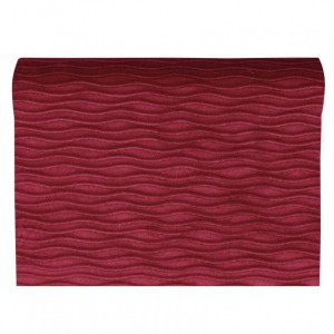 RUNNER VELVET WAVES 48CM 1,8MT-bordeaux