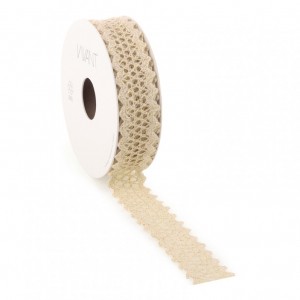 N/LACET 25mm 10mt - crema