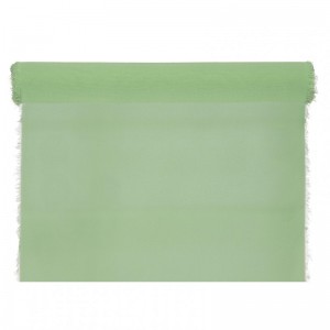 RUNNER ORGANDY 28cm 3mt - sage