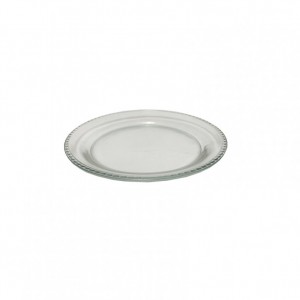 PIATTO IN VETRO D22 CM