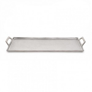 VASSOIO ALLUMINIO 20X73cm - nickel