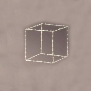 CUBO LUCI LED 25X25X25 - warm white