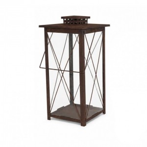 LANTERNA MET.33XH90CM - ruggine