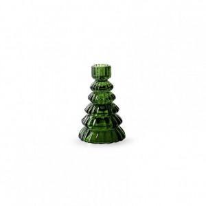 PORTACANDELA JET D8 H13 cm - green