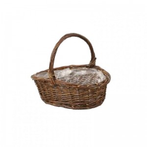 CESTO VIMINI C/MANICO 34X25 H10/27grezzo