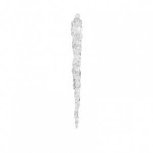 GHIACCIOLO PLAST. H18,5cm - trasparent